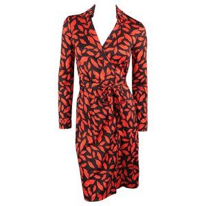Diane Von Furstenberg DVF Wrap Dress Midnight Kiss 0